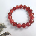 Starlight Crystal Strawberry Quartz Beaded Bracelet