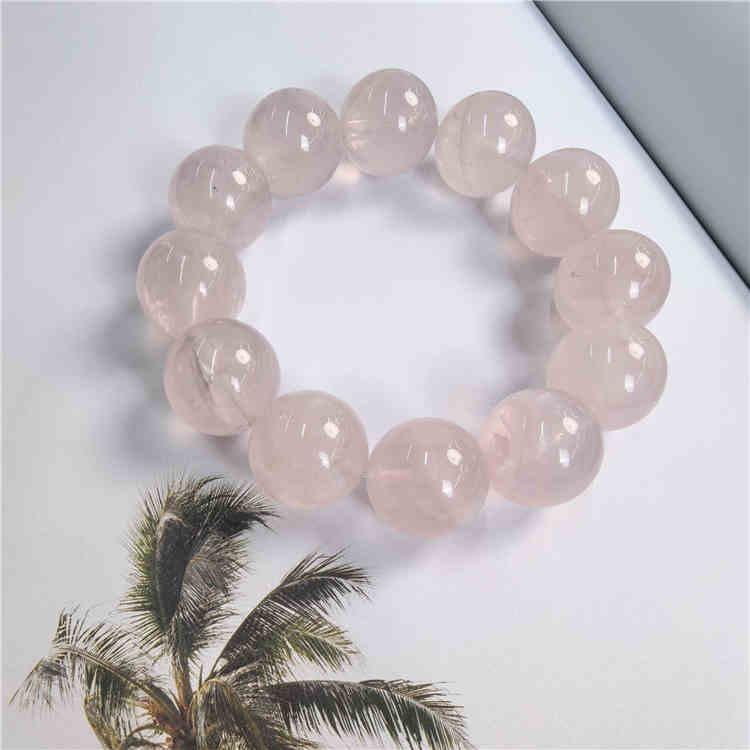 Madagascar Rose Quartz Beaded Bracelet
