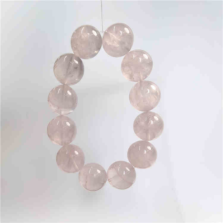 Madagascar Rose Quartz Beaded Bracelet