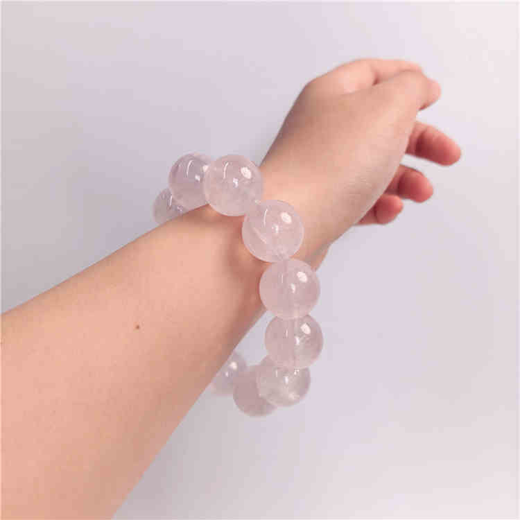 Madagascar Rose Quartz Beaded Bracelet